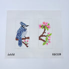 Blue Jay Eyeglass Case Canvas - KC Needlepoint