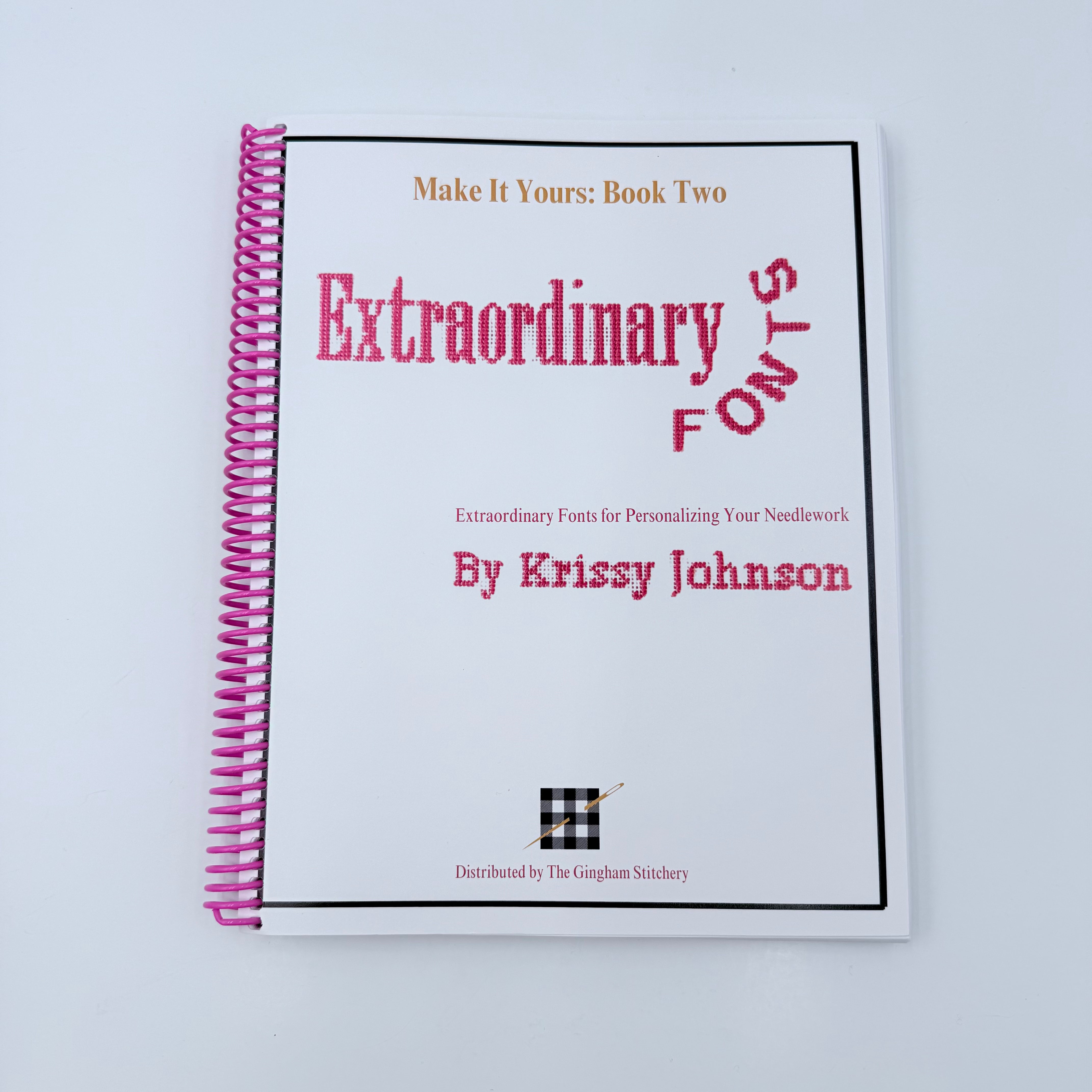 Extraordinary Fonts Book - KC Needlepoint