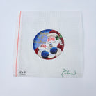 Baby's First Christmas Boy Round - KC Needlepoint