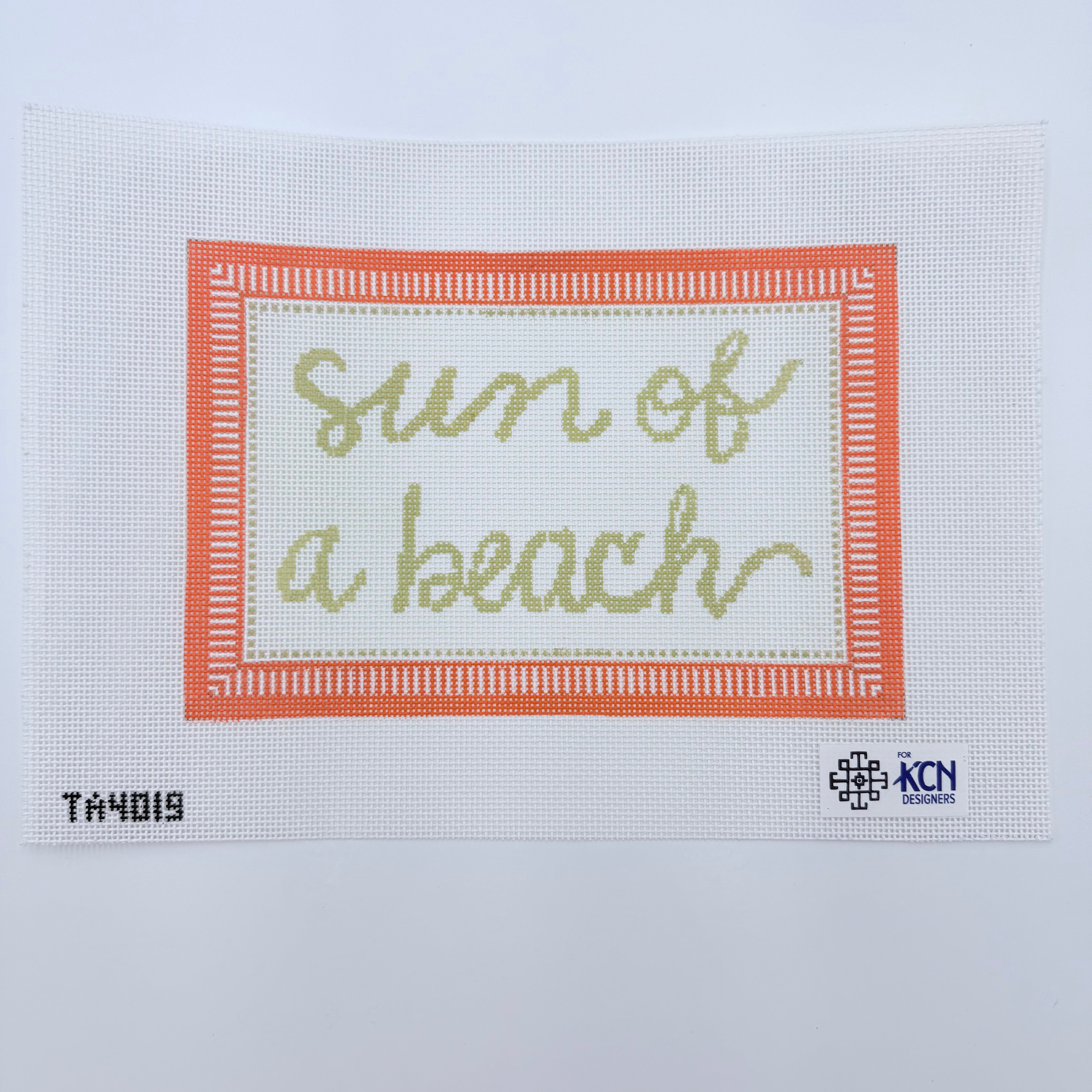 Sun of a Beach Canvas - KC Needlepoint