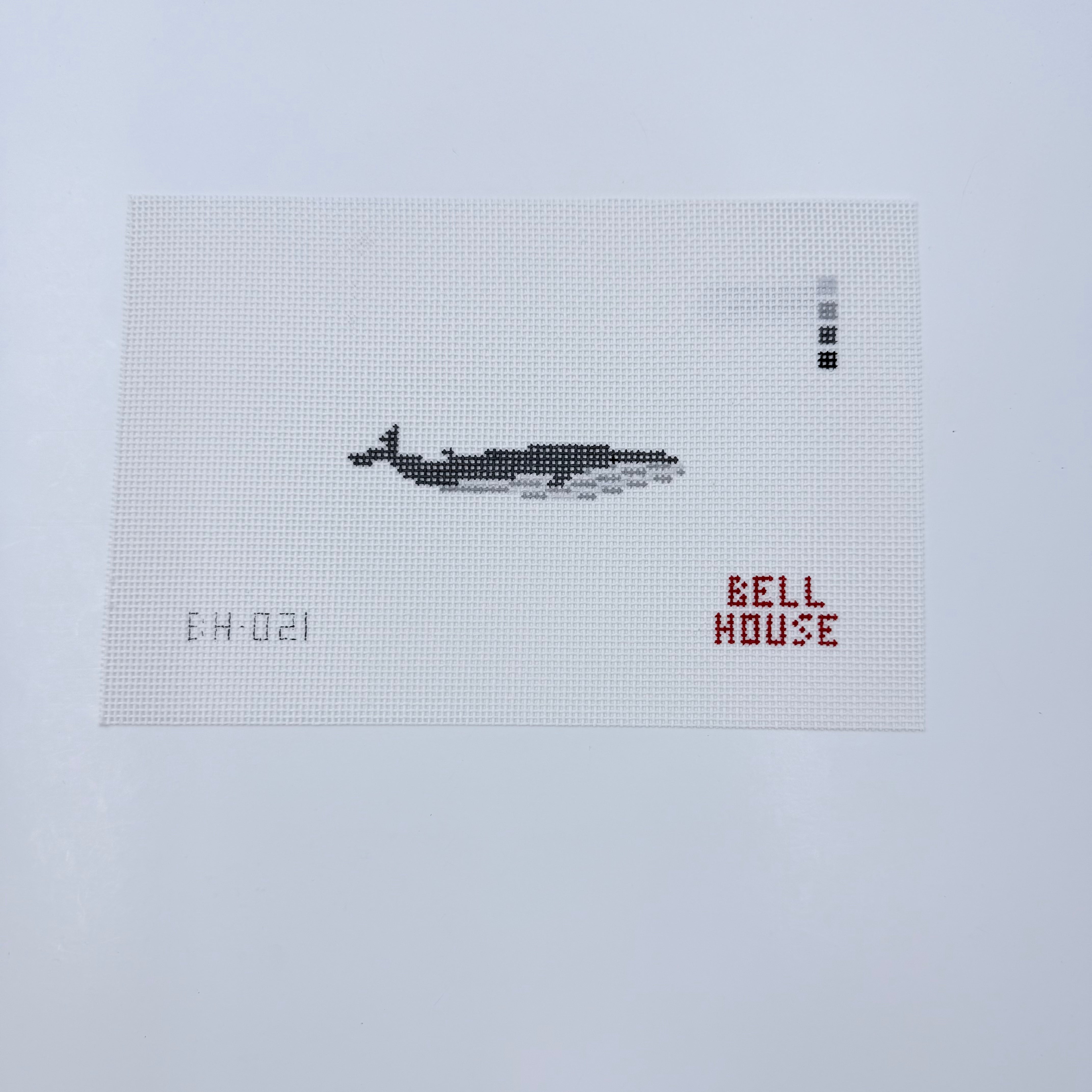 Blue Whale Canvas - KC Needlepoint