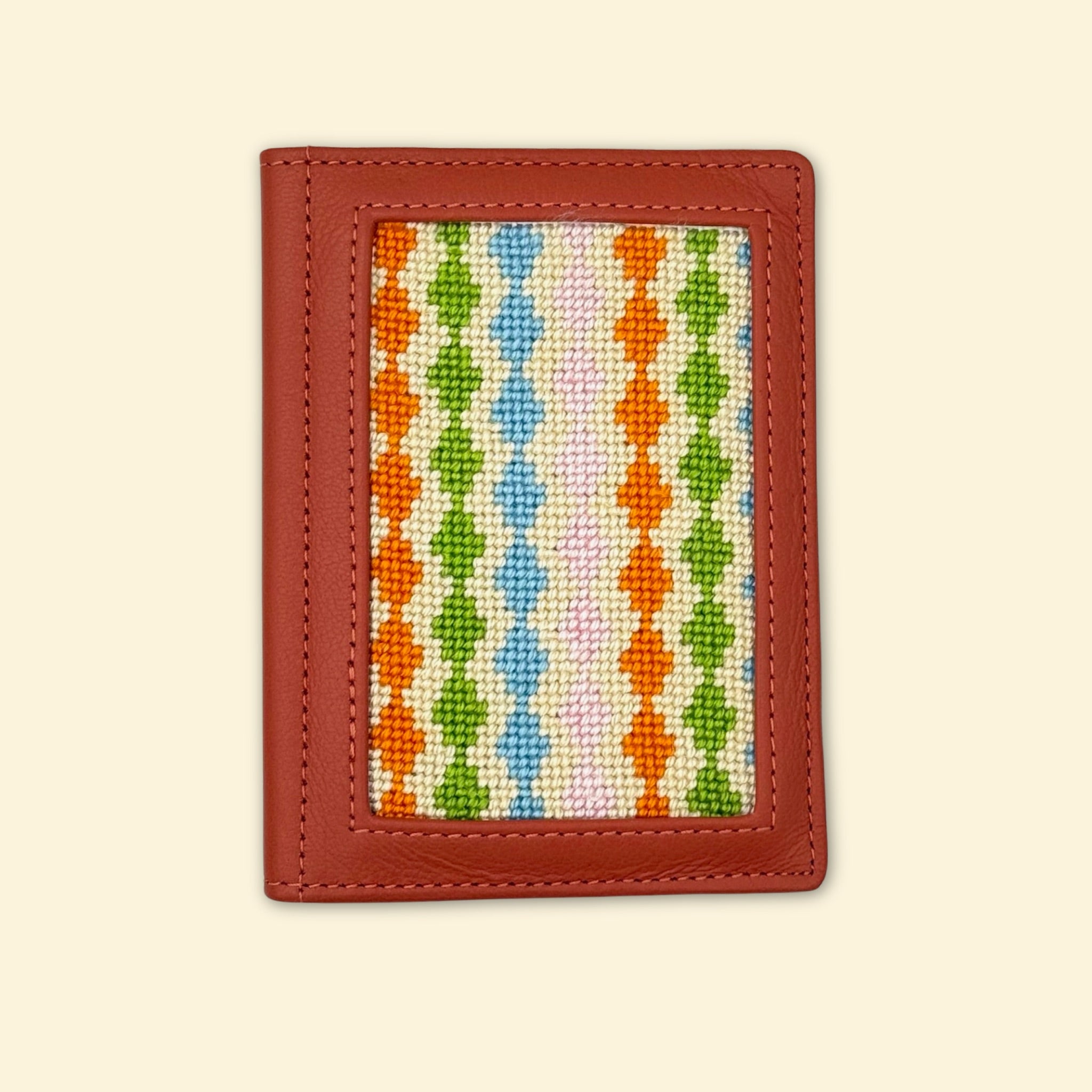"Wanderline" Happy Stitching All-In-One Passport Case Kit - KC Needlepoint