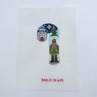 Green Nutcracker Candy Cane Canvas - KC Needlepoint