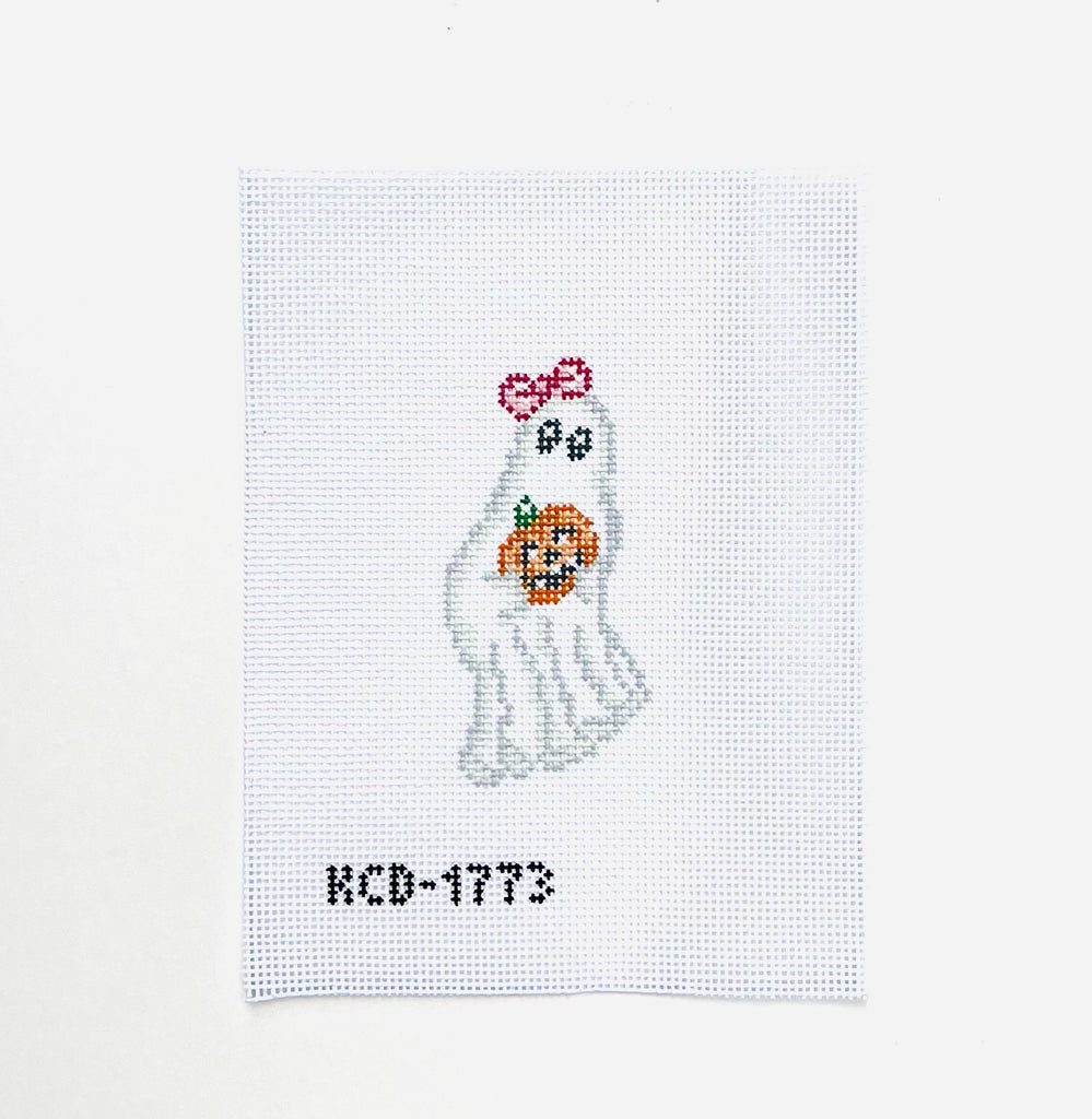 Girl Ghost Canvas - KC Needlepoint