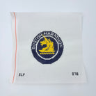 Boston Marathon Round Canvas - KC Needlepoint