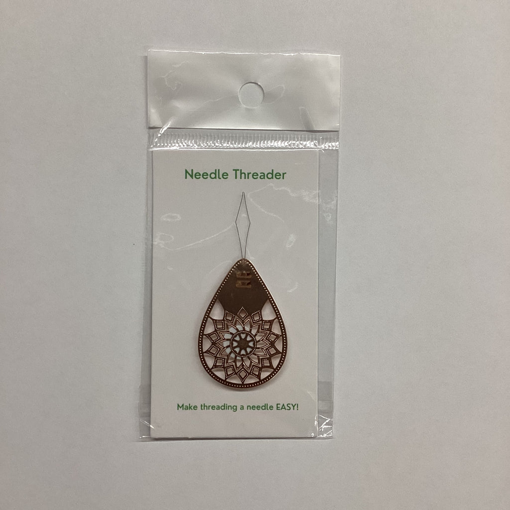 Copper Snowflake Needle Threader - KC Needlepoint