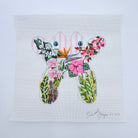 Baby Southern Flowers Frog Canvas - KC Needlepoint