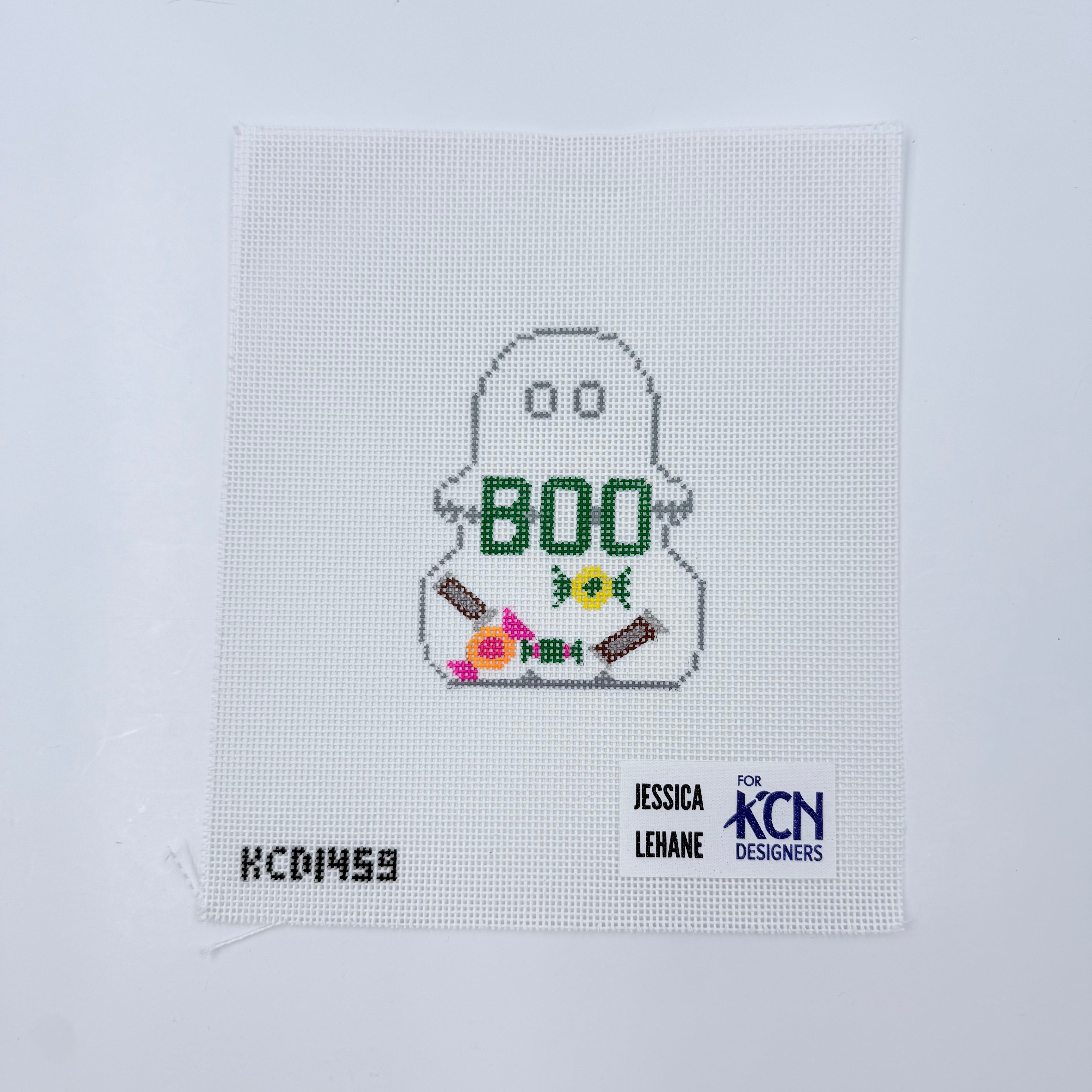 Boo Ghost Canvas - KC Needlepoint