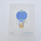 Light Blue Hot Air Balloon with Giraffe Canvas - KC Needlepoint