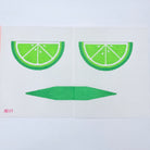 Lime Wedge Purse Canvas - KC Needlepoint