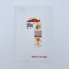 Racing Candy Cane Canvas - KC Needlepoint
