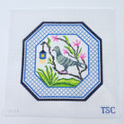 Chinoiserie Pigeon Pillow Canvas - KC Needlepoint