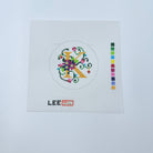 Floral Letter 3" Round Canvas - KC Needlepoint