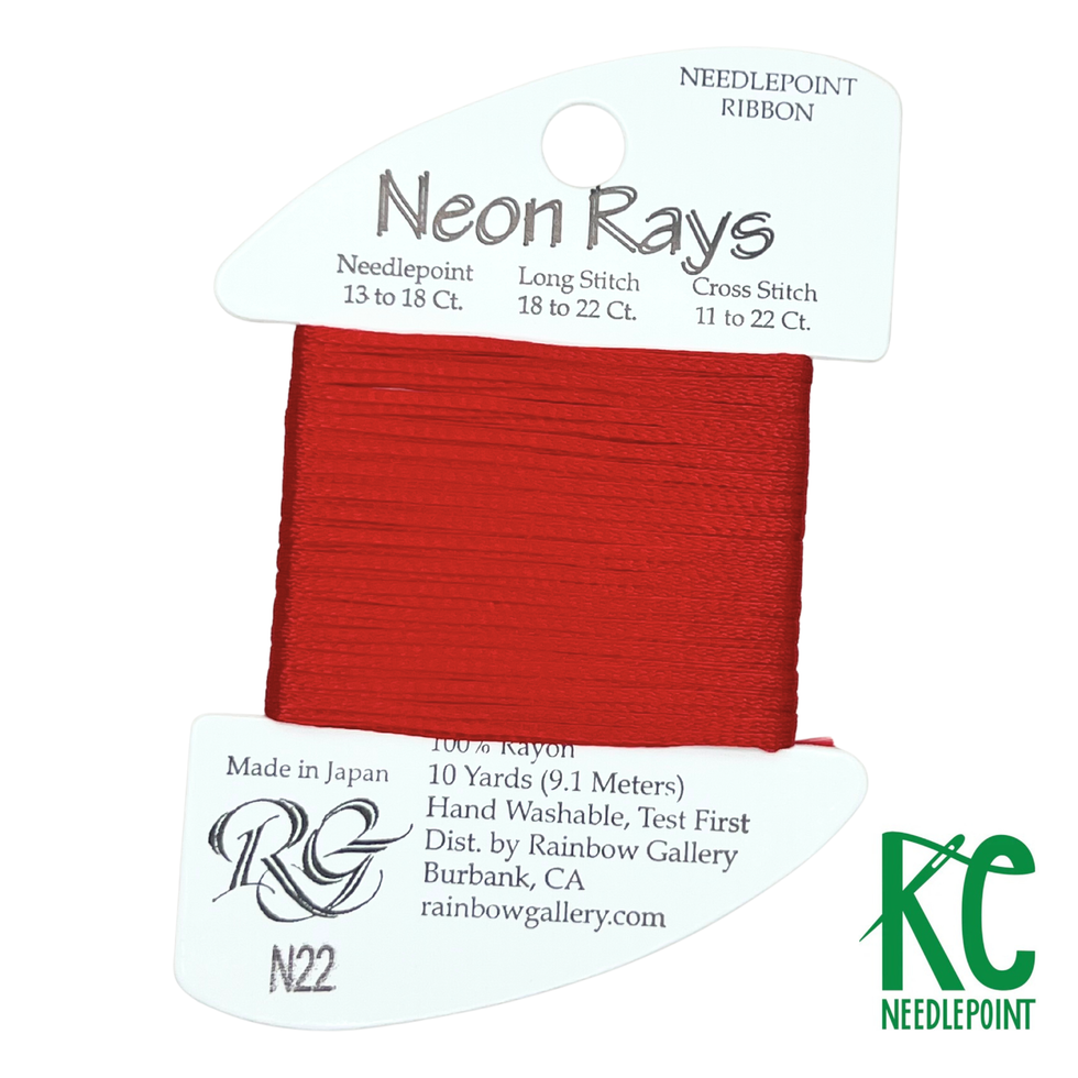 Neon Rays – KC Needlepoint