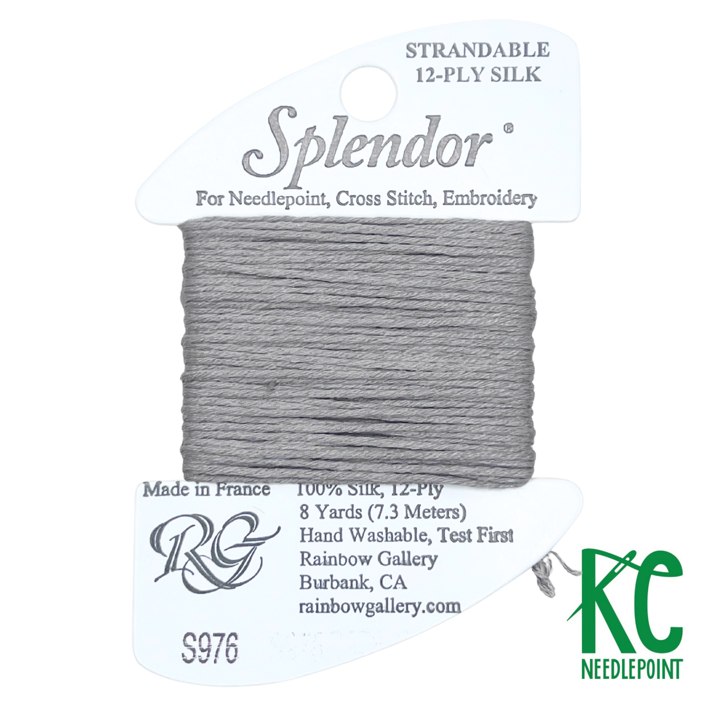 Splendor S976 Medium Pearl Gray - KC Needlepoint