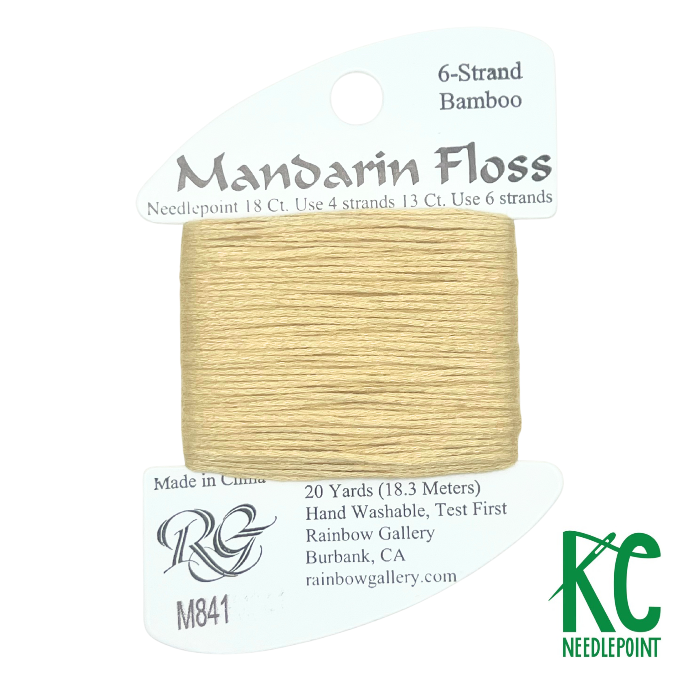 Mandarin Floss M841 Lite Straw - KC Needlepoint