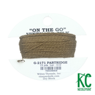 Vineyard Silk Card G2171 Partridge - KC Needlepoint
