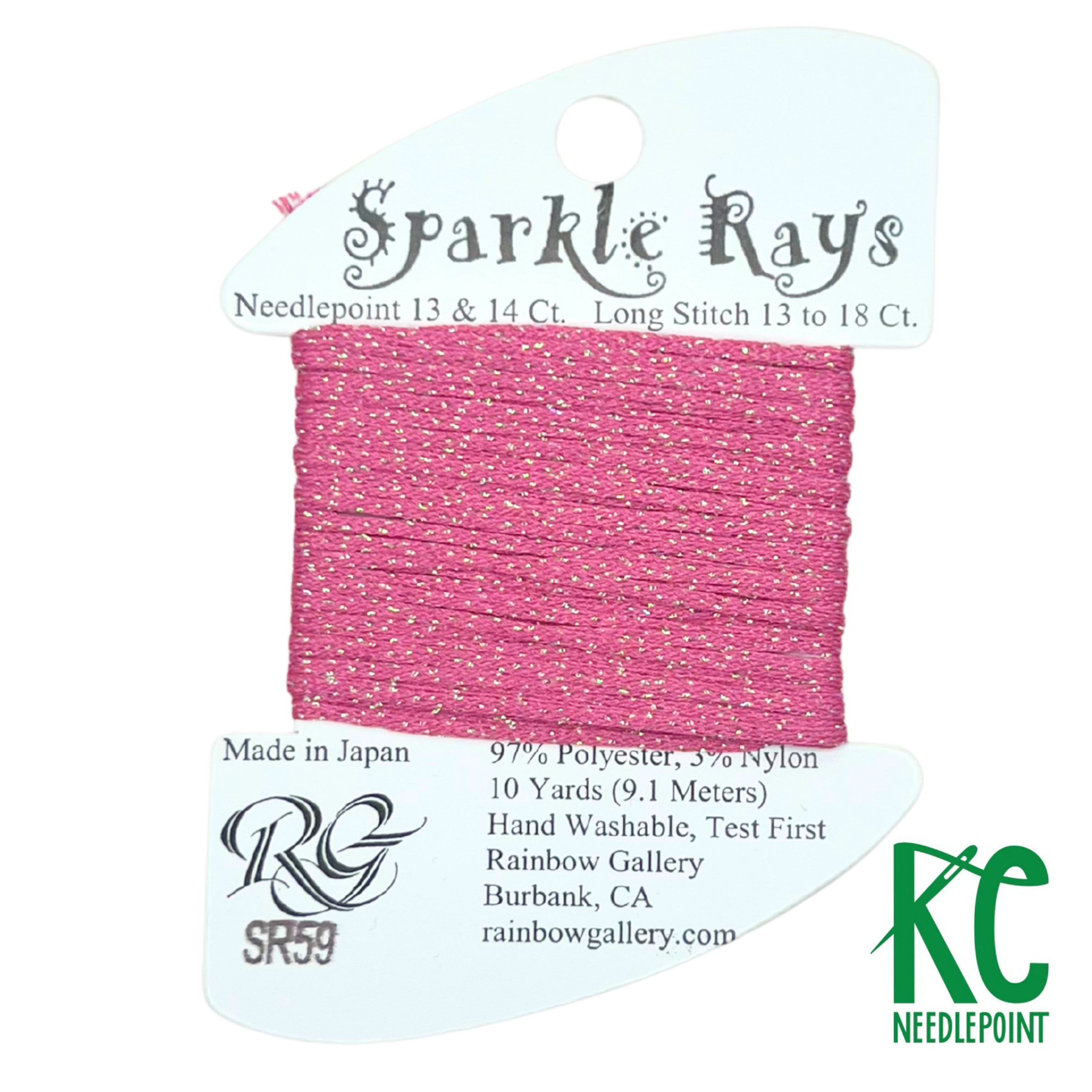 Sparkle Rays SR59 Hot Pink - KC Needlepoint