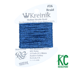 Kreinik Card Size 16 051HL Sapphire High Lustre - KC Needlepoint