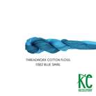 ThreadworX Cotton Floss 11382 Blue Swirl - KC Needlepoint