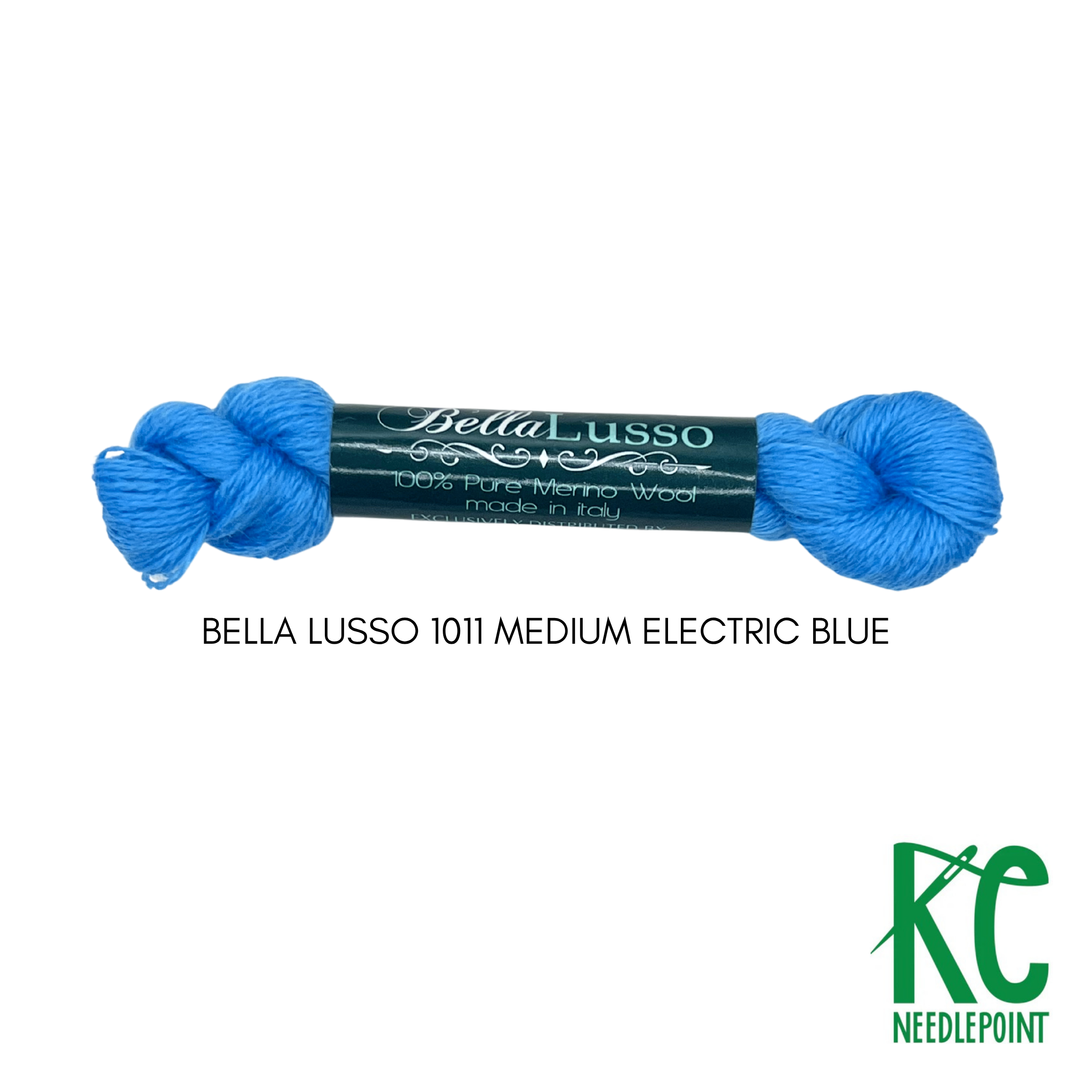 Bella Lusso Merino Wool 1011 Medium Electric Blue - KC Needlepoint