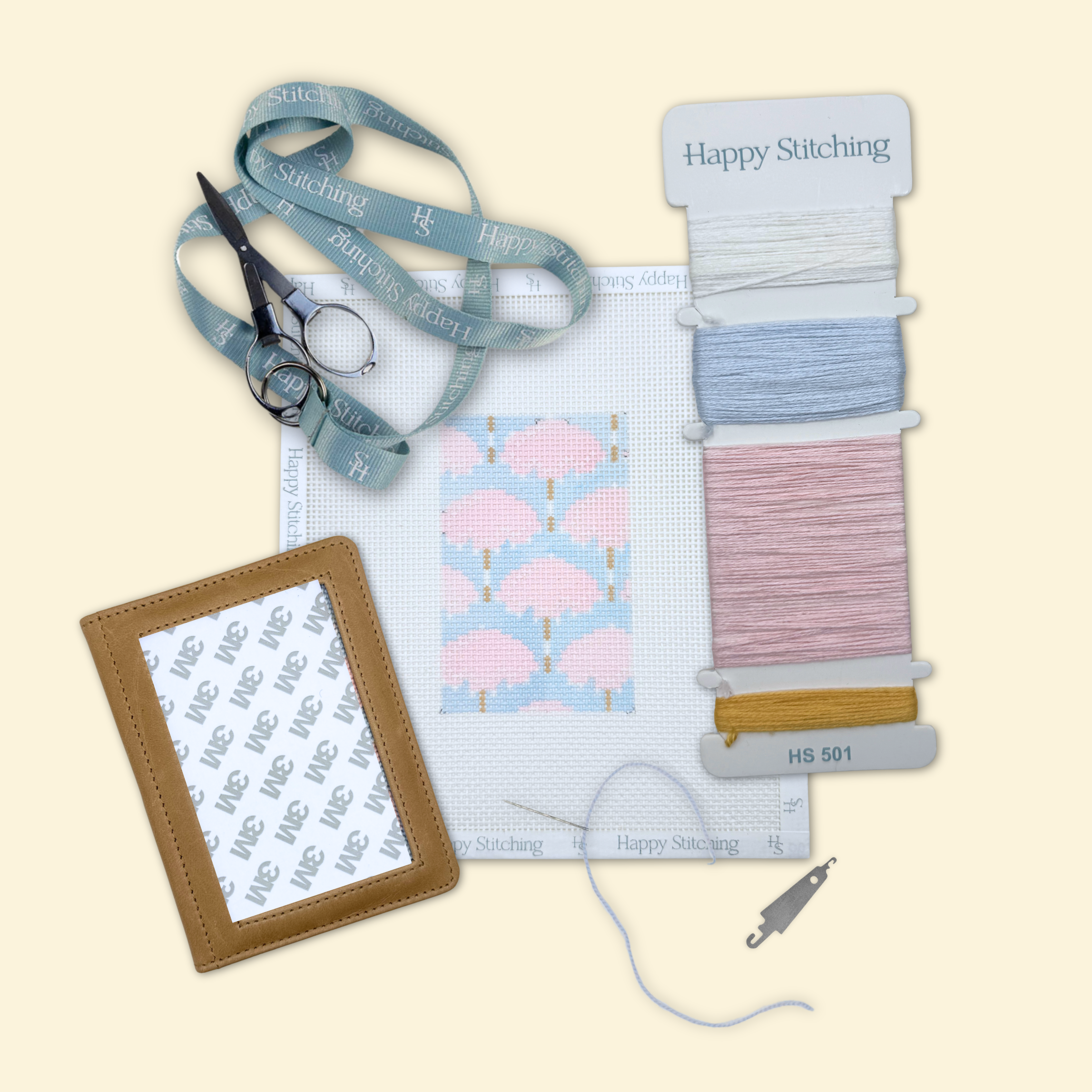 The Shade Parade Passport Case Kit - KC Needlepoint