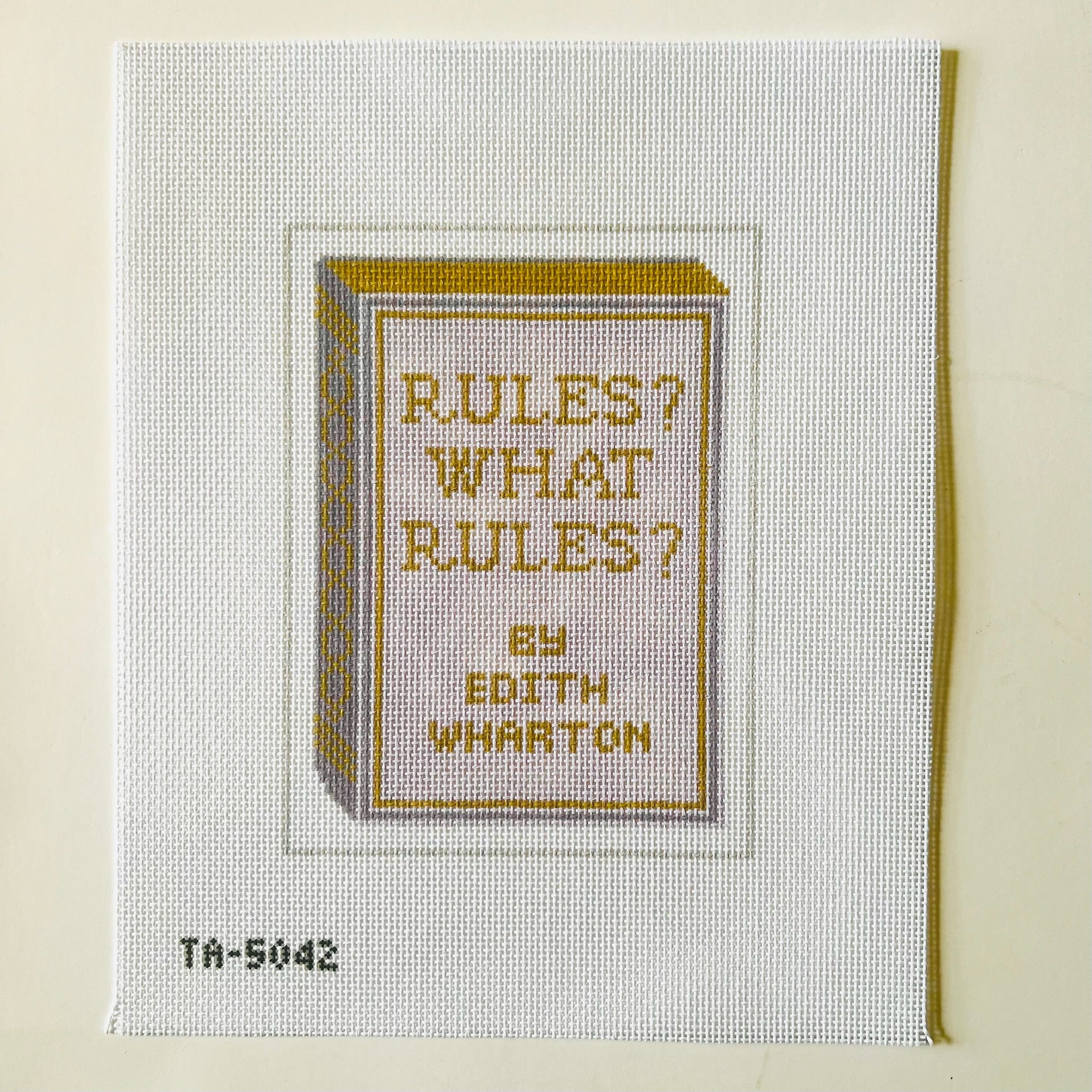 Rules, What Rules? Canvas - KC Needlepoint