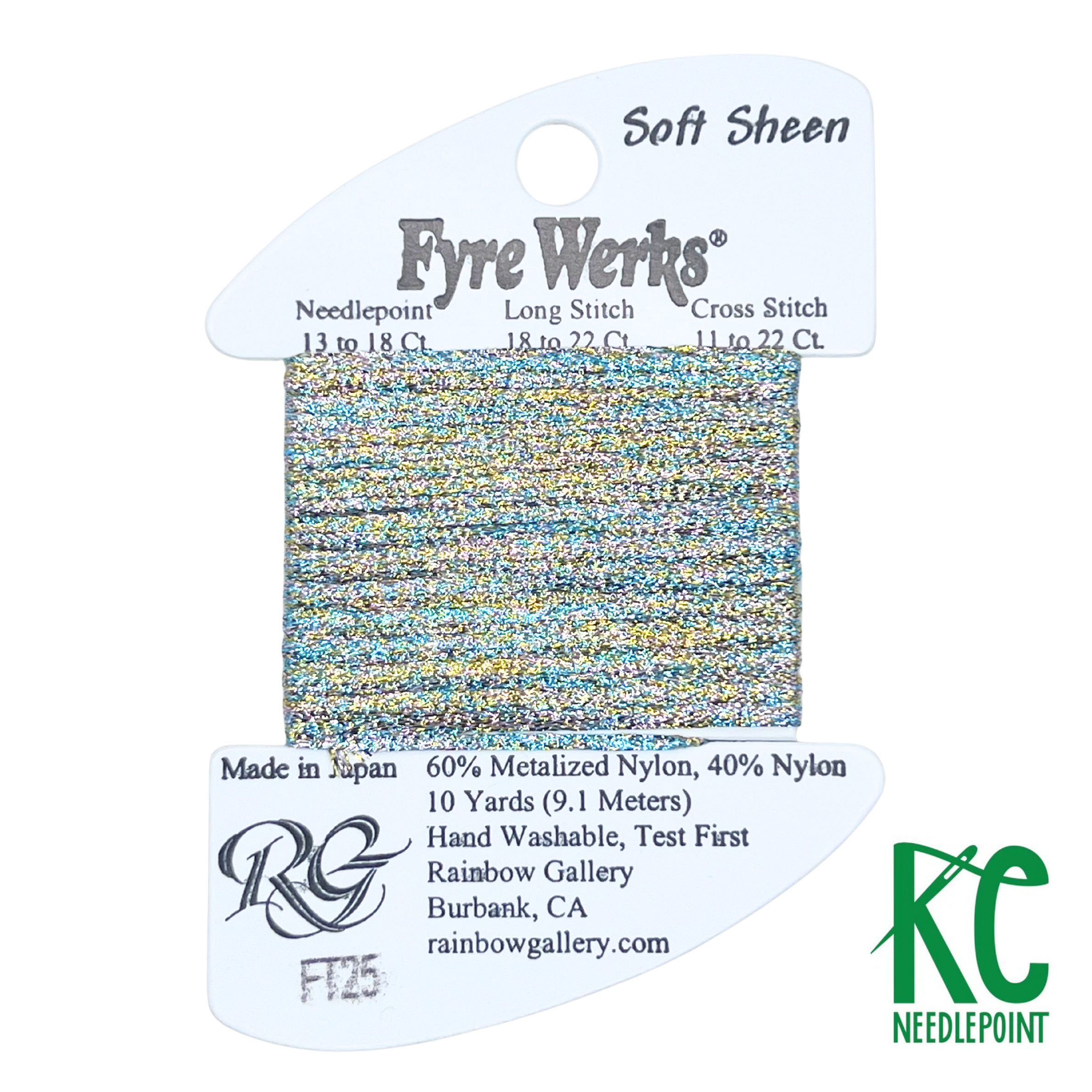 Fyre Werks Soft Sheen FT25 Lite Multi - KC Needlepoint