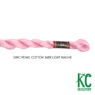 DMC 3 Pearl Cotton 3689 Light Mauve - KC Needlepoint