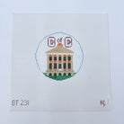 College of Charleston Round Canvas - KC Needlepoint