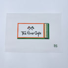 The River Cafe Matchbook Canvas - KC Needlepoint