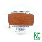 Vineyard Silk Card G2027 Russet Orange - KC Needlepoint
