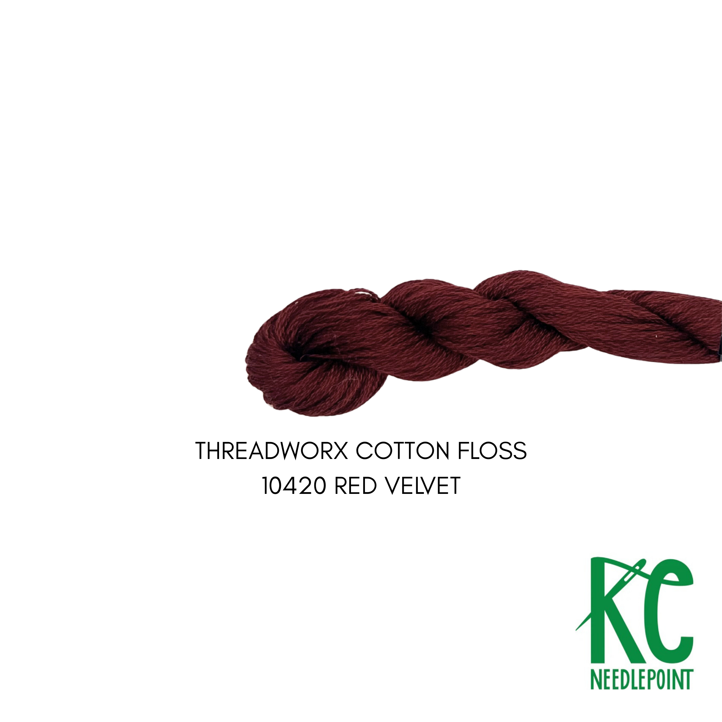 ThreadworX Cotton Floss 10420 Red Velvet - KC Needlepoint