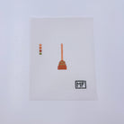 Broom Mini Canvas - KC Needlepoint