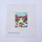 Barcelona Parc Guell Stamp Needlepoint Canvas - KC Needlepoint