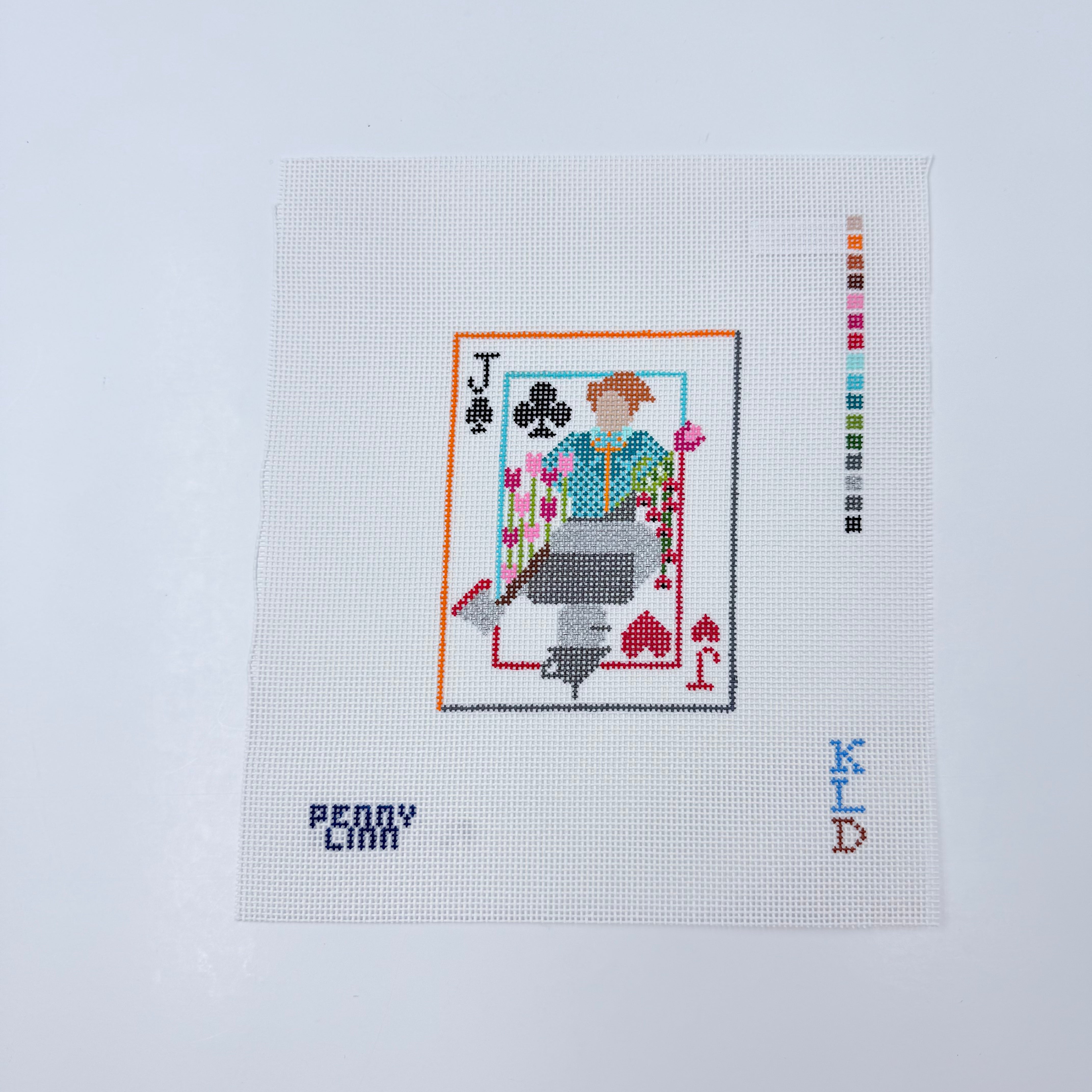 Wicked Jack Card Canvas - KC Needlepoint