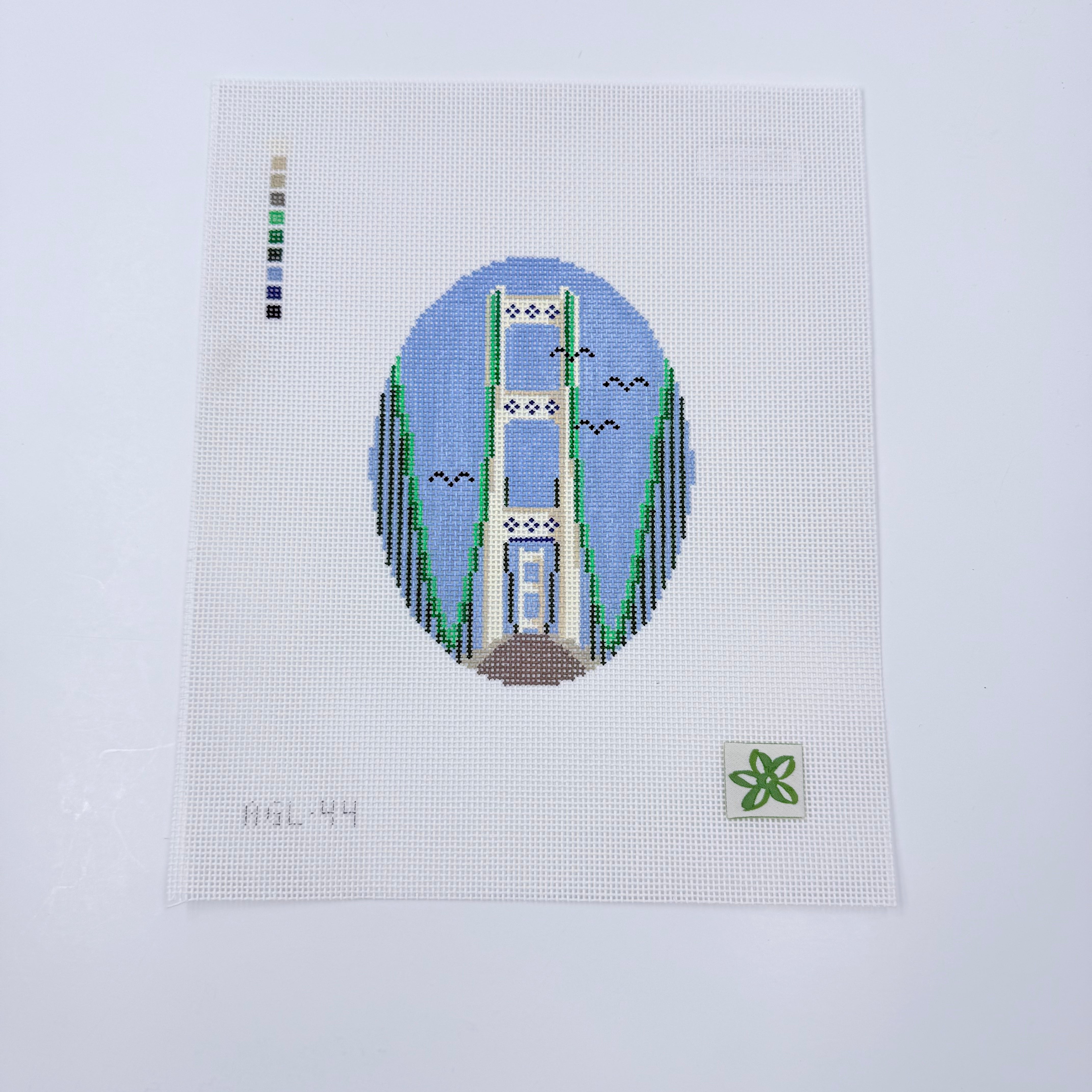 Mackinac Bridge Canvas - KC Needlepoint