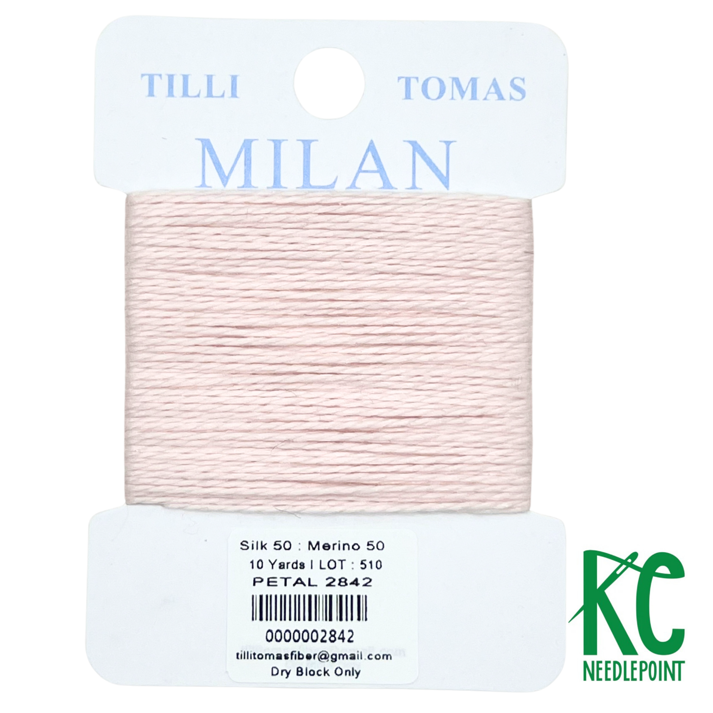 Milan Card 2842 Petal - KC Needlepoint