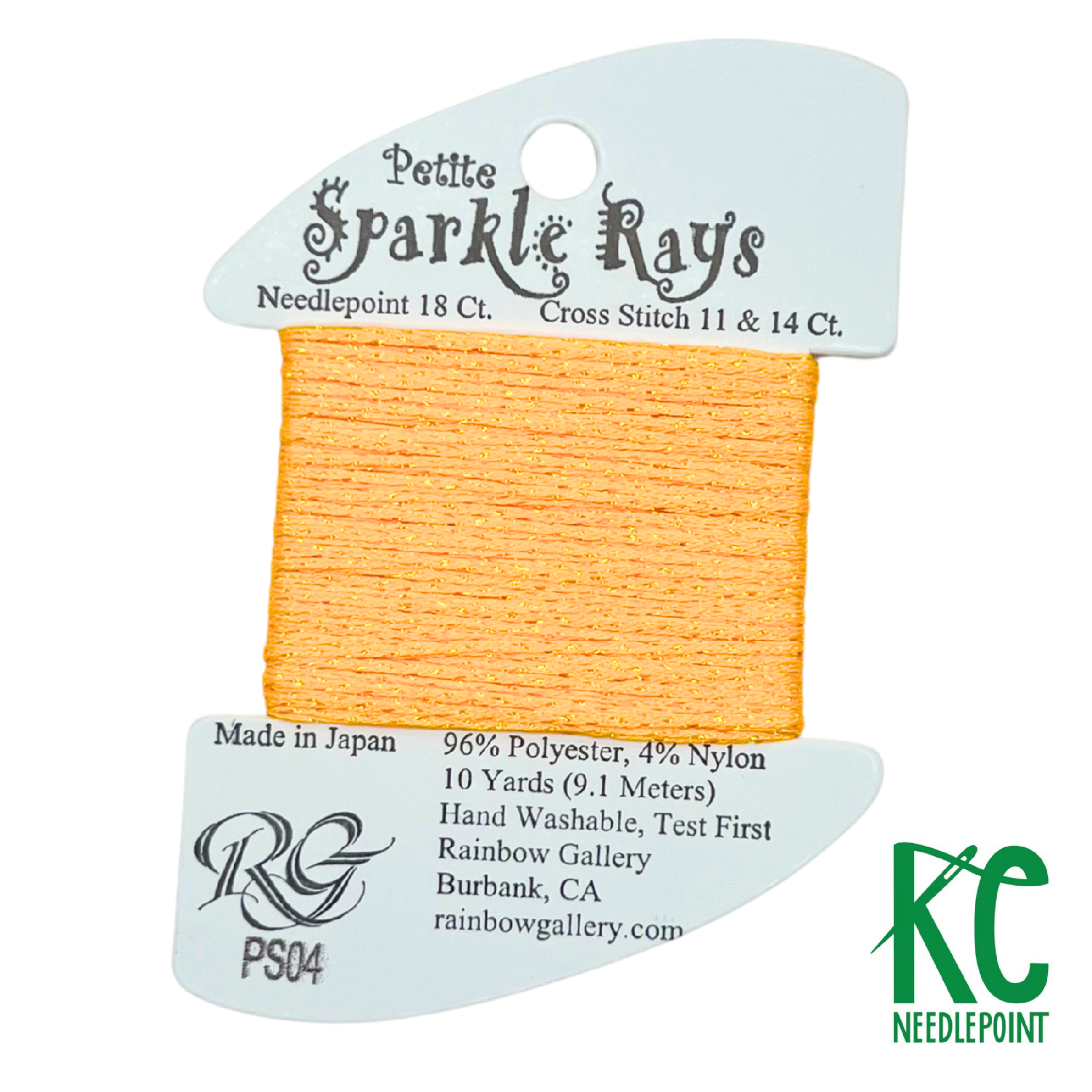 Petite Sparkle Rays PS04 Melon - KC Needlepoint