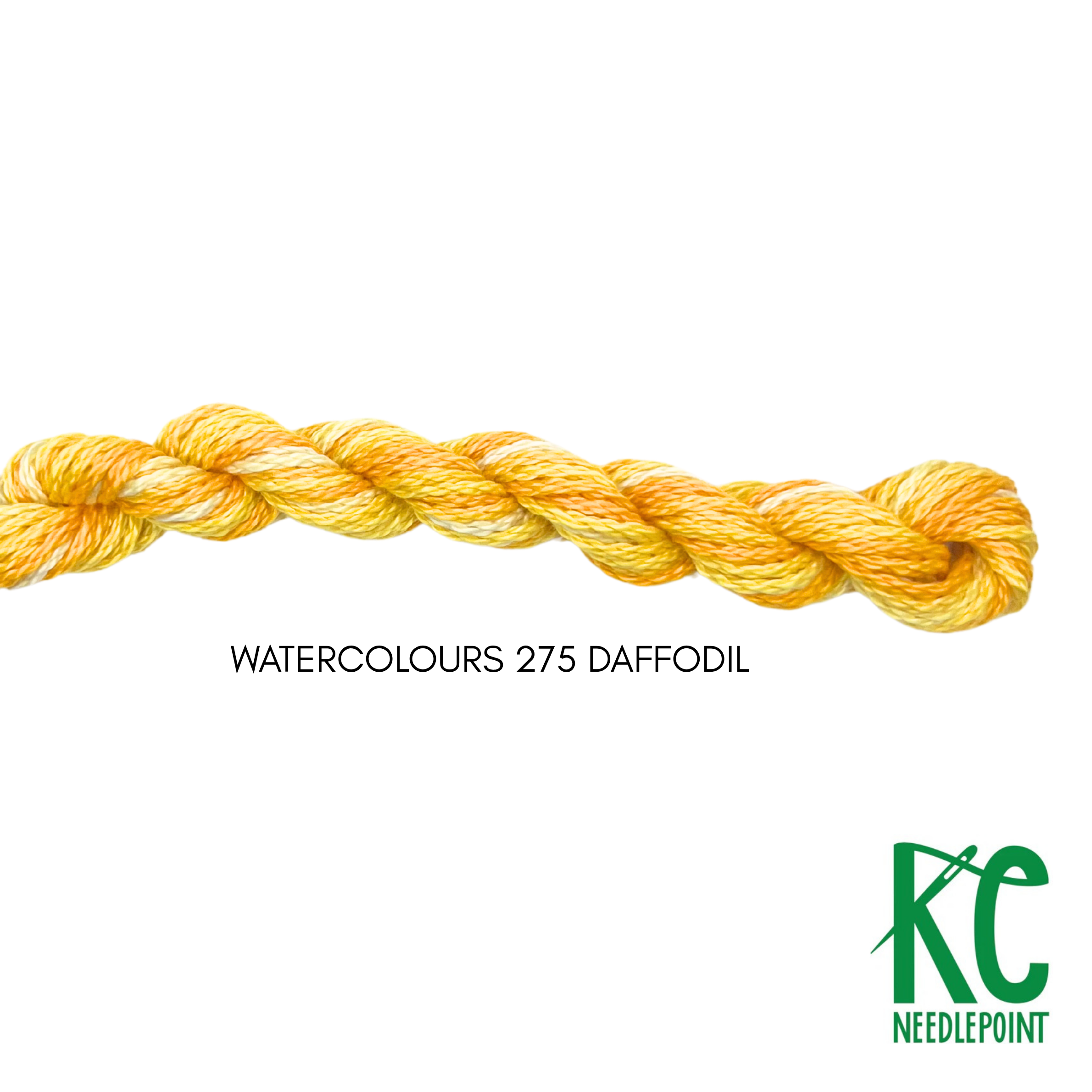 Watercolours 275 Daffodil - KC Needlepoint