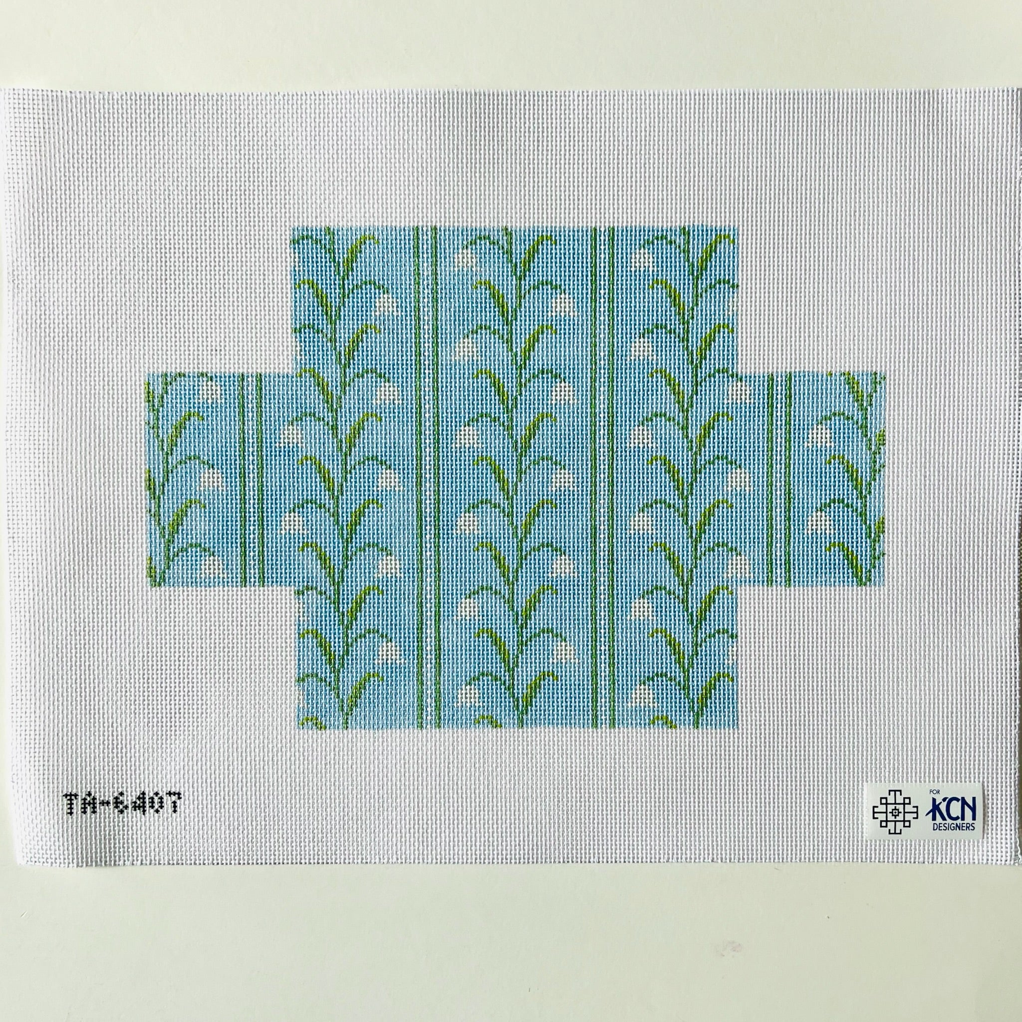 Lily of the Valley Brick Cover Canvas - KC Needlepoint