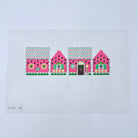 3D Watermelon Gingerbread House Canvas - KC Needlepoint