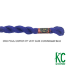 DMC 5 Pearl Cotton 791</br>Very Dark Cornflower Blue - KC Needlepoint