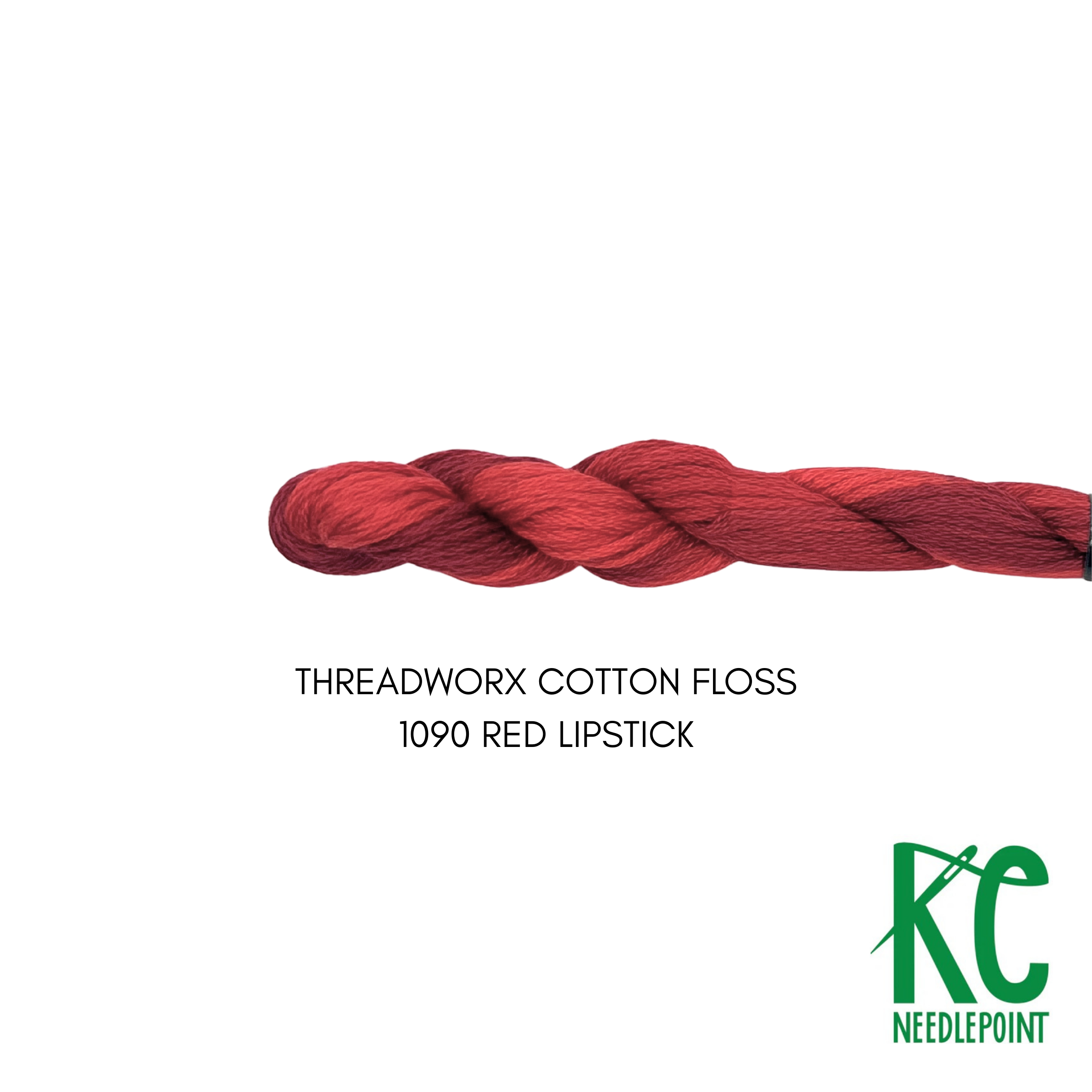 ThreadworX Cotton Floss 1090 Red Lipstick - KC Needlepoint