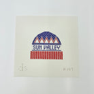 Sun Valley Hat Needlepoint Canvas - KC Needlepoint