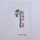 Florida Travel Candy Cane Canvas - KC Needlepoint
