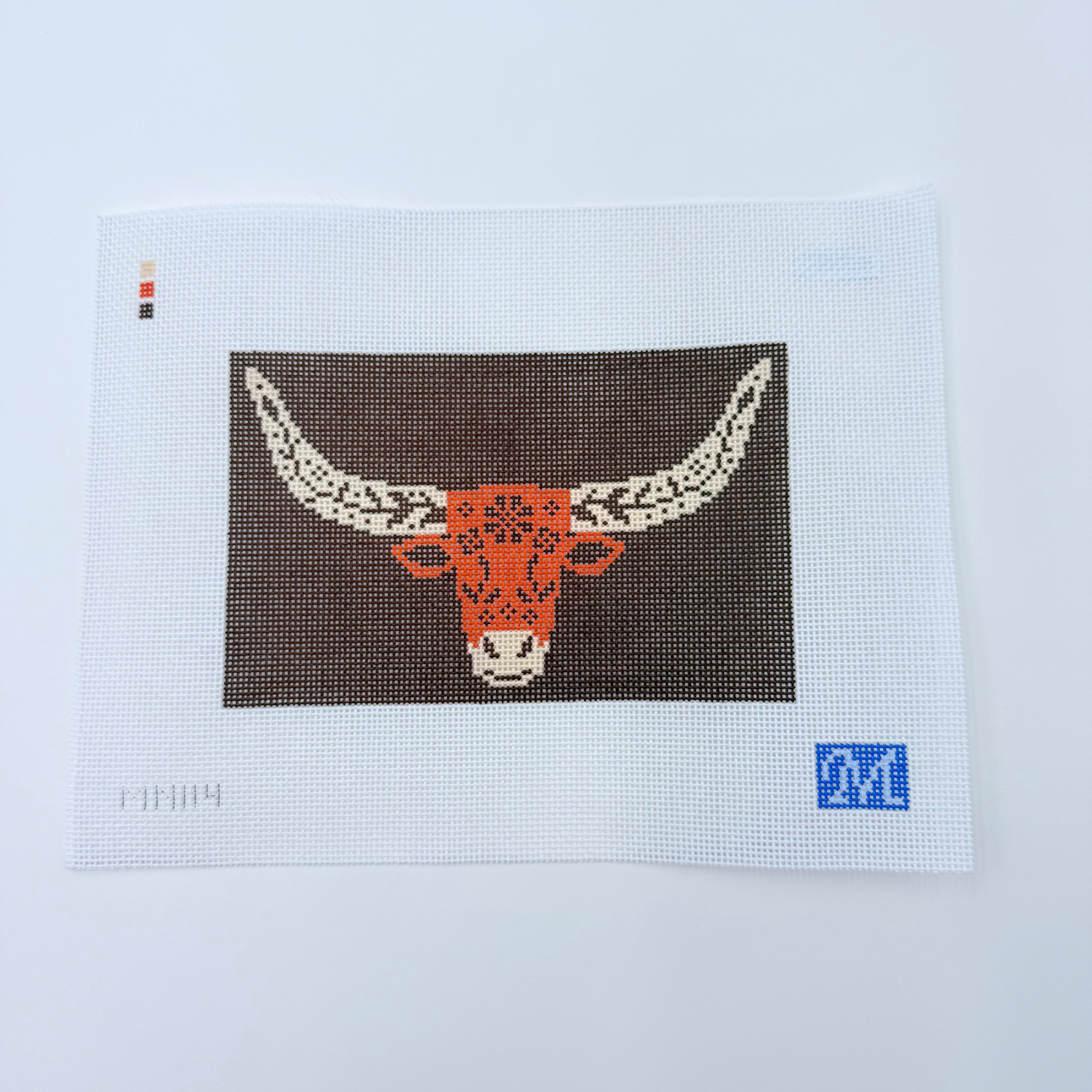 Longhorn Canvas - KC Needlepoint