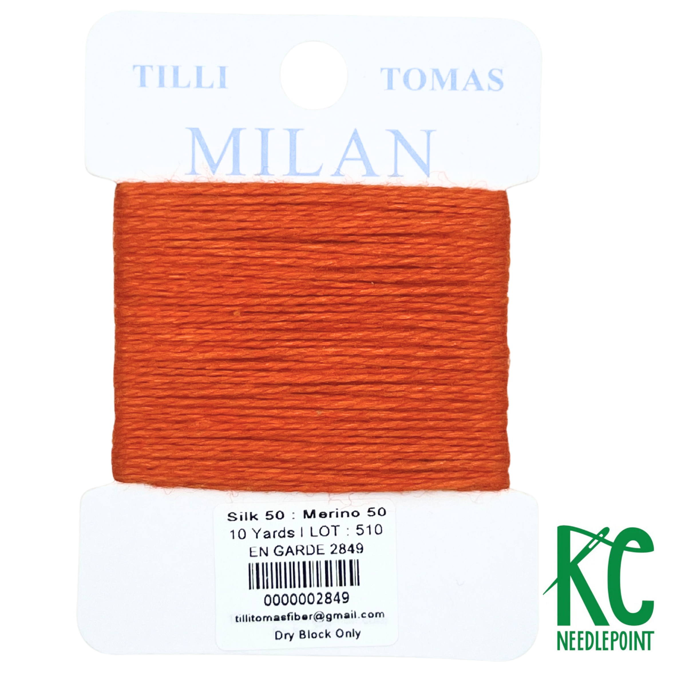 Milan Card 2849 En Garde - KC Needlepoint