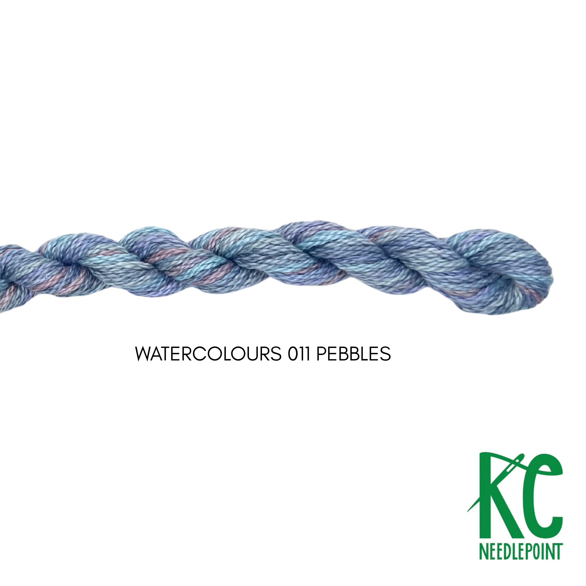 Watercolours 011 Pebbles - KC Needlepoint