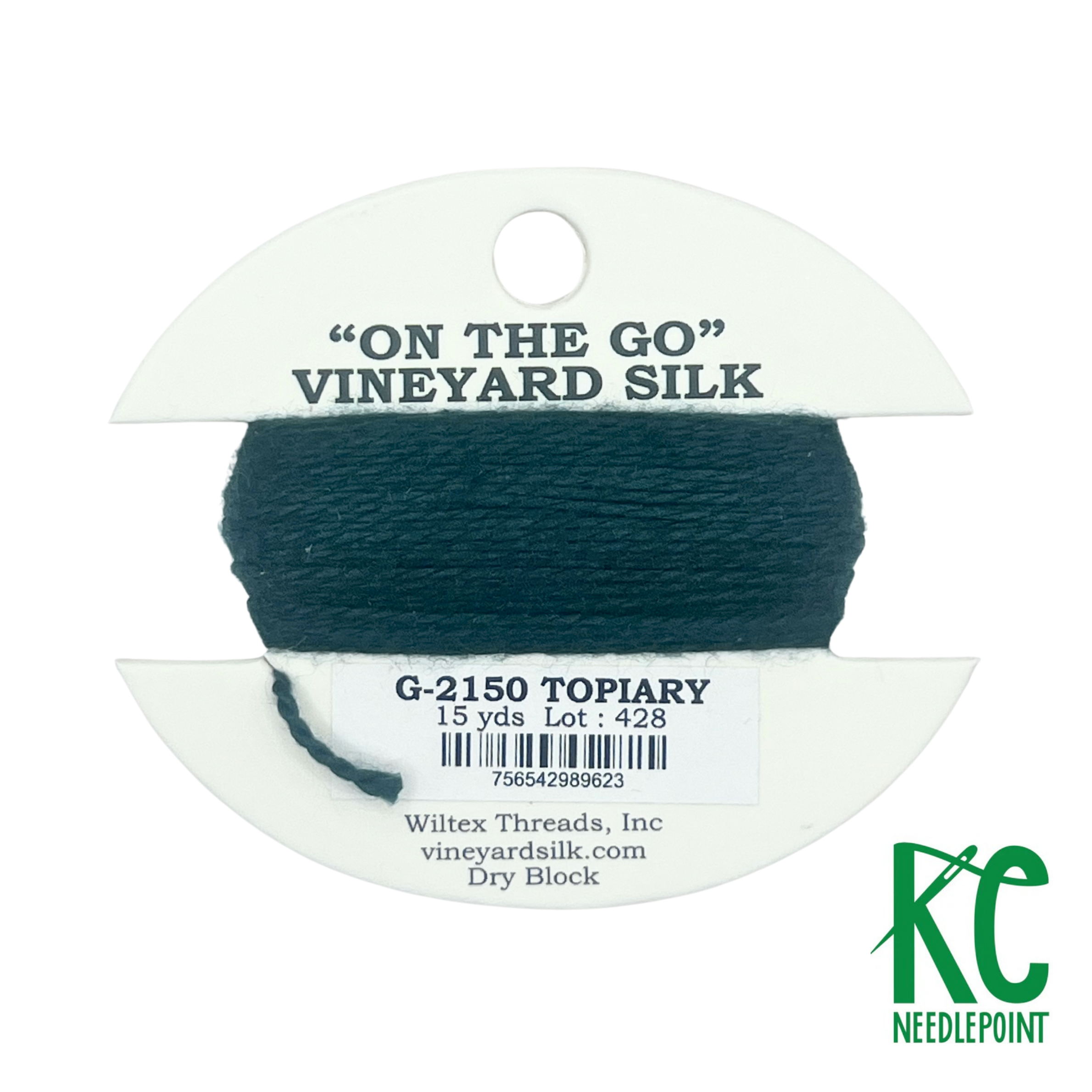 Vineyard Silk Card G2150 Topiary - KC Needlepoint